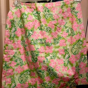 Vintage Lilly Pulitzer straight skirt sz 2 adorbs!